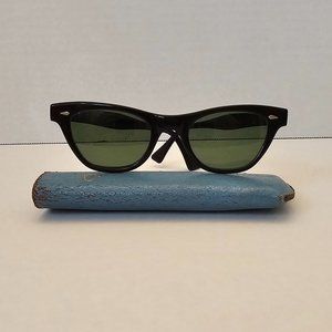 Vintage Mid Century American Optical Travel-Mate Sunglasses Calobar Lenses